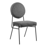 Craft Upholstered Fabric Dining Side Chairs Set of 2 - Image 11
