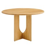 Rivian Round 48" Wood Dining Table - Image 8