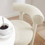 Toulouse Boucle Fabric Dining Chair Set of 2 - Image 3