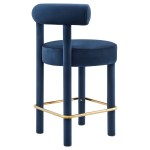 Toulouse Performance Velvet Counter Stool Set of 2 - Image 8
