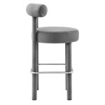Toulouse Performance Velvet Bar Stool Set of 2 - Image 9