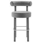 Toulouse Performance Velvet Bar Stool Set of 2 - Image 7