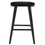 Saville Backless Wood Counter Stools Set of 2 - Image 6