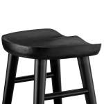 Saville Backless Wood Counter Stools Set of 2 - Image 5