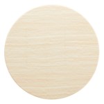 Lippa 48" Round Faux Travertine Dining Table - Image 7