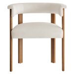 Imogen Performance Velvet Barrel Kitchen & Dining > Dining Chairs Set of 2 - Image 7