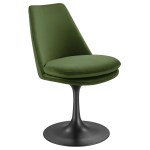 Lippa Swivel Dining Performance Velvet Side Chair - Image 9