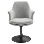 Lippa Swivel Dining Upholstered Armchair - Image 5