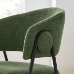 Nella Upholstered Heathered Chenille Kitchen & Dining > Dining Chairs Set of 2 - Image 2