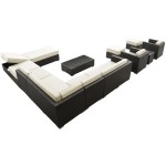 Fusion 12 Piece Outdoor Patio Sectional Set - Image 3