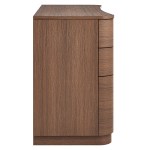 Mirae 55" 6-Drawer Curved Office Desk - Image 8