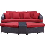 Monterey 4 Piece Outdoor Patio Sofa Set - Image 4