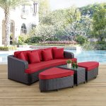 Monterey 4 Piece Outdoor Patio Sofa Set - Image 3